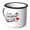 Emaille Tasse Beste Cousine der Welt