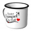 JUNIWORDS Emaille Tasse Bester Kumpel der Welt