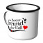 Emaille Tasse Bester Freund der Welt