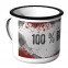 JUNIWORDS Emaille Tasse 100% Biker