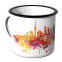 Emaille Tasse Skyline München