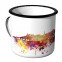 Emaille Tasse Skyline Heidelberg