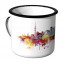 Emaille Tasse Skyline Hamburg