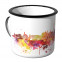 Emaille Tasse Skyline Nürnberg