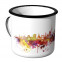 Emaille Tasse Skyline Mannheim