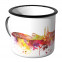 JUNIWORDS Emaille Tasse Skyline Gelsenkirchen