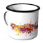 Emaille Tasse Skyline Bremen