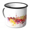 Emaille Tasse Skyline Regensburg