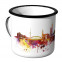 Emaille Tasse Skyline Braunschweig