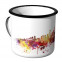 Emaille Tasse Skyline Miami