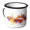 Emaille Tasse Skyline London