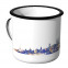 Emaille Tasse Skyline Bamberg