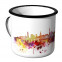 Emaille Tasse Skyline Kiel