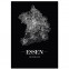 Poster Essen mit Rahmen