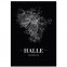 Poster Halle Rahmen