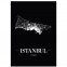 Poster Istanbul Rahmen