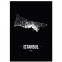 Poster Istanbul Rahmen