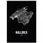 Mallorca Poster mit Bilderrahmen