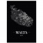 Malta Poster mit Rahmen
