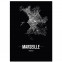 Stadtposter Marseille Stadtplan