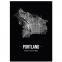 Poster Portland Rahmen