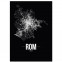 Rom Stadtposter mit Stadtplan