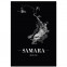 Stadtposter Samara mit passendem Bilderrahmen Straßennetz