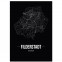 Stadtposter Filderstadt mit Rahmen