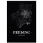 Stadt Freising Poster mit Rahmen