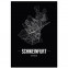 Stadtposter Schweinfurt mit Rahmen