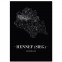 Stadtposter Hennef (Sieg) Stadtplan