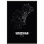 Stadtposter Nordenham - black