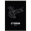 Stadtposter Ottobrunn - black