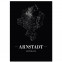 Stadtposter Arnstadt - black