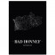 Stadtposter Bad Honnef - black