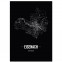 Stadtposter Eisenach - black