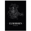 Stadtposter Elmshorn - black