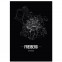 Stadtposter Freiberg - black