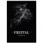 Stadtposter Freital - black