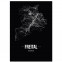 Stadtposter Freital - black