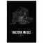 Stadtposter Haltern am See - black