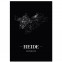 Stadtposter Heide - black