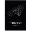 Stadtposter Herdecke - black