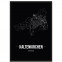 Stadtposter Kaltenkirchen - black