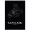 Stadtposter Kevelaer - black