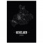 Stadtposter Kevelaer - black