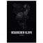 Stadtposter Neukirchen-Vluyn - black
