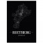 Stadtposter Rietberg - black