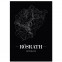 Stadtposter Rösrath - black