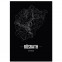 Stadtposter Rösrath - black